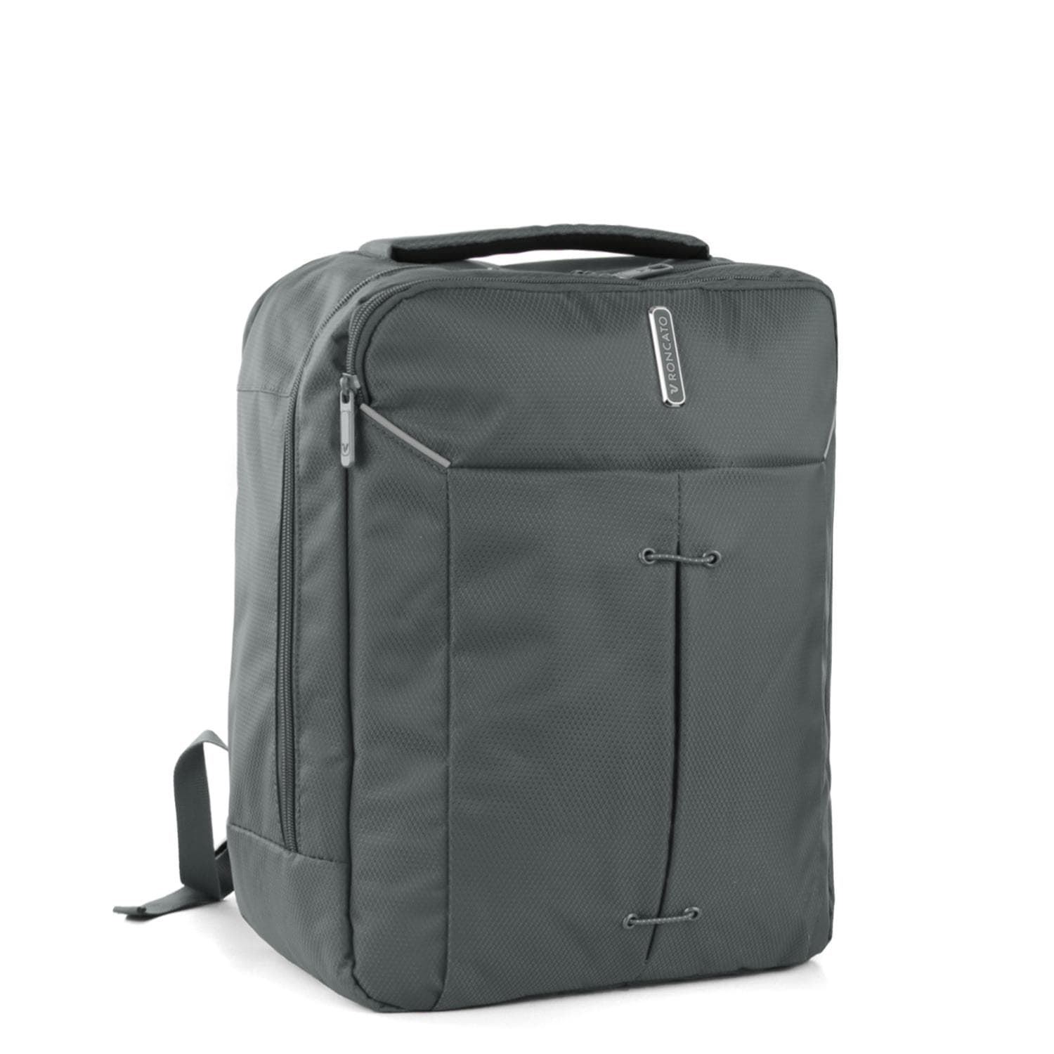 MOCHILA DE CABINA MINI RONCATO IRONIK GRIS ANTRACITA - Imagen 1