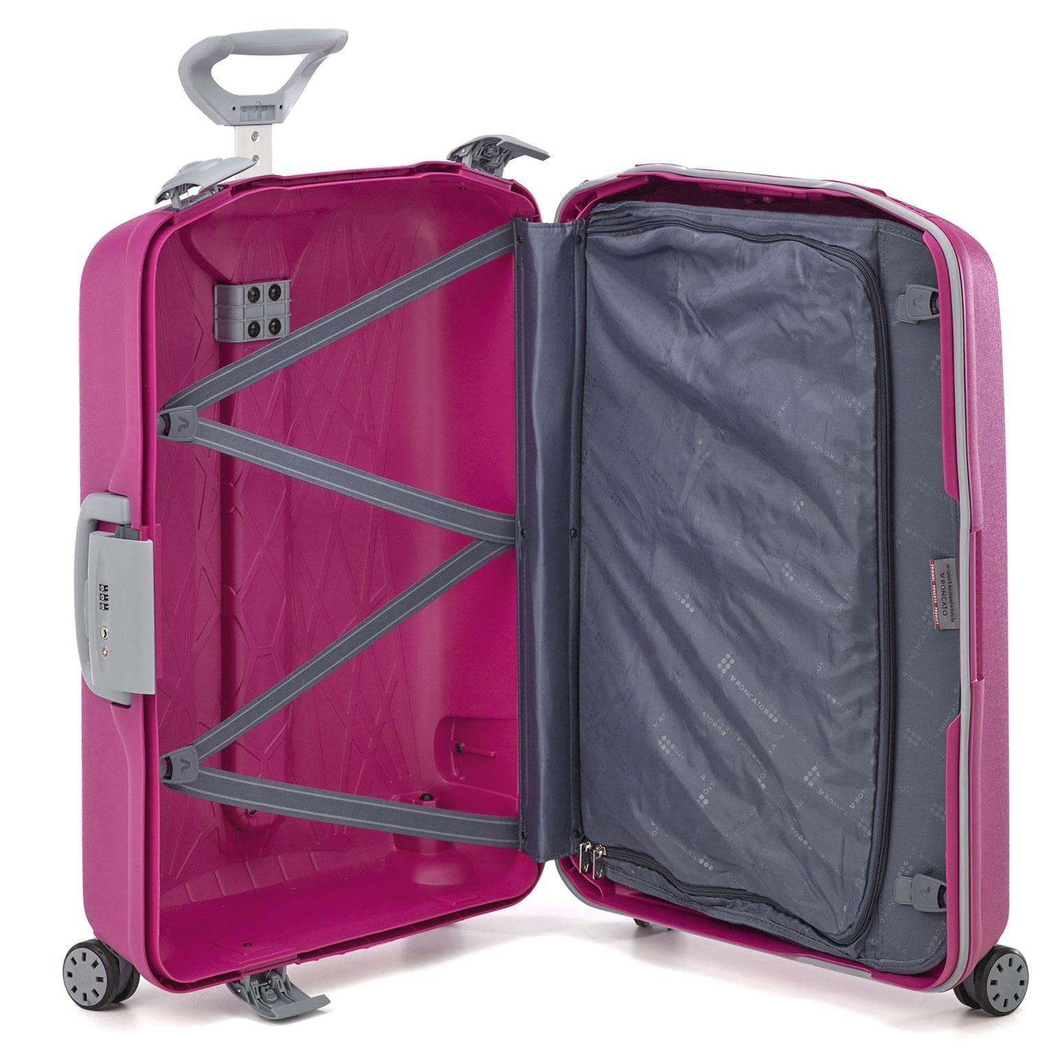 RONCATO LIGHT GRANDE 75CM 4 RUEDAS MAGENTA - Imagen 4
