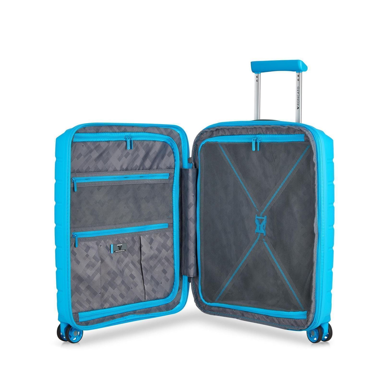RONCATO MALETA CABINA MODELO BUTTERFLY AZUL CIELO - Imagen 3