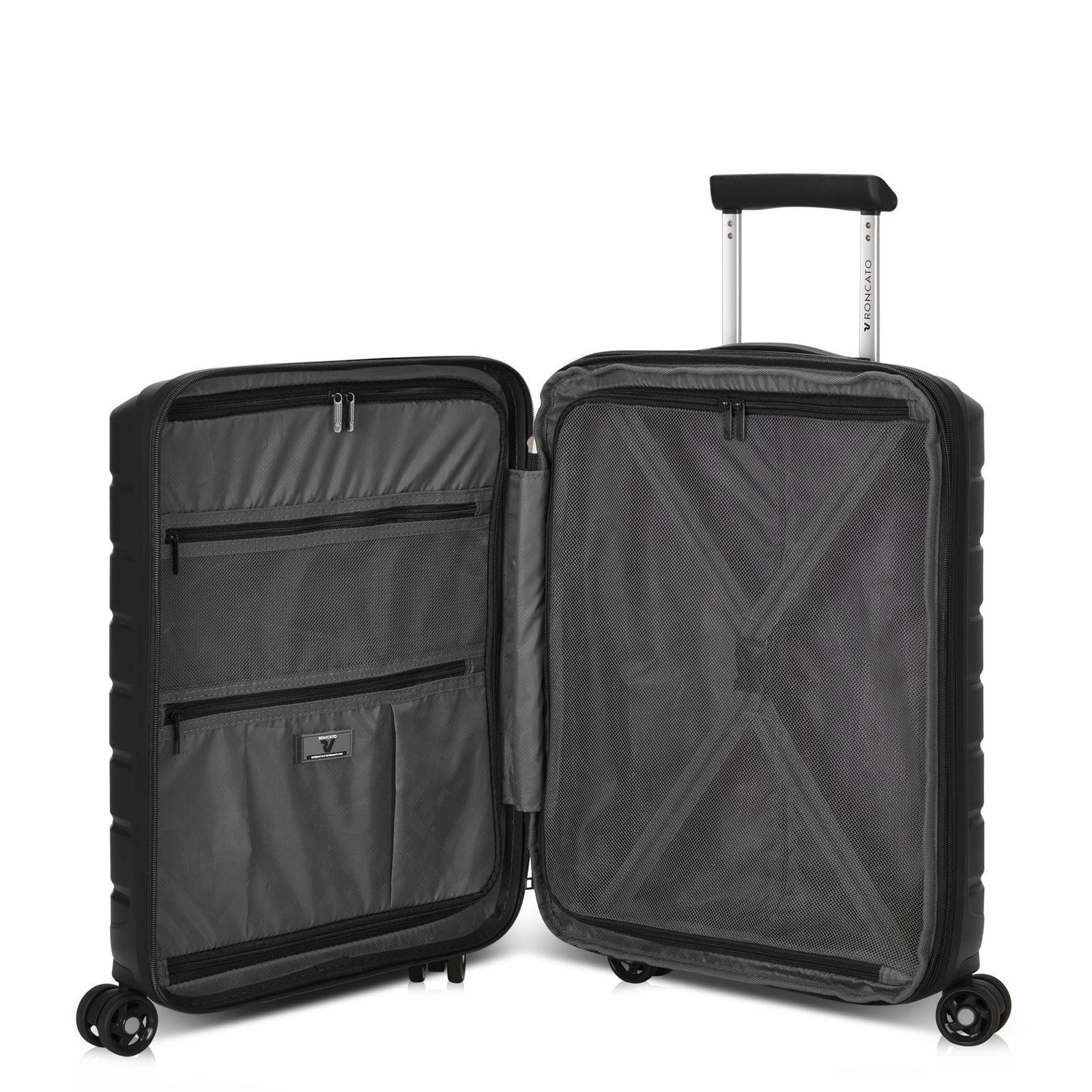 RONCATO MALETA CABINA MODELO BUTTERFLY NEGRO - Imagen 3