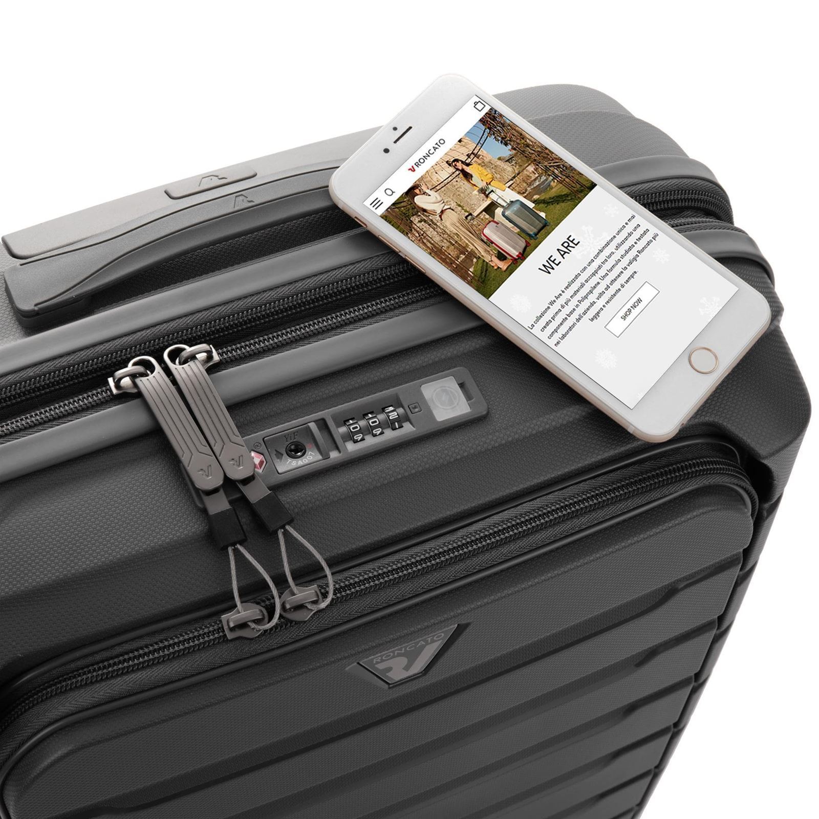 RONCATO MALETA CABINA PC BUTTERFLY NEGRO - Imagen 8