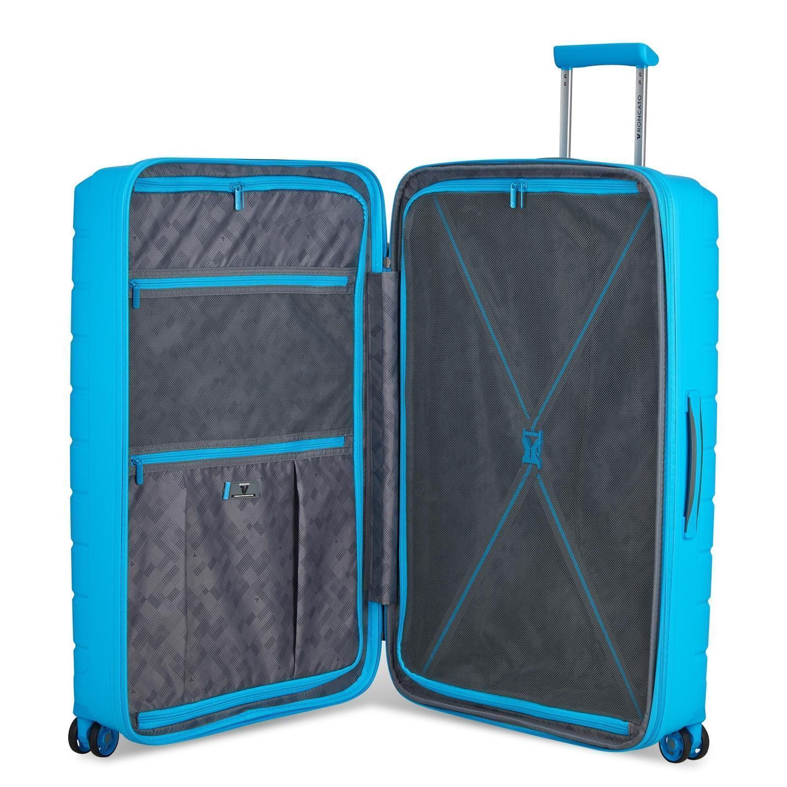 RONCATO MALETA GRANDE MODELO BUTTERFLY AZUL CIELO - Imagen 3