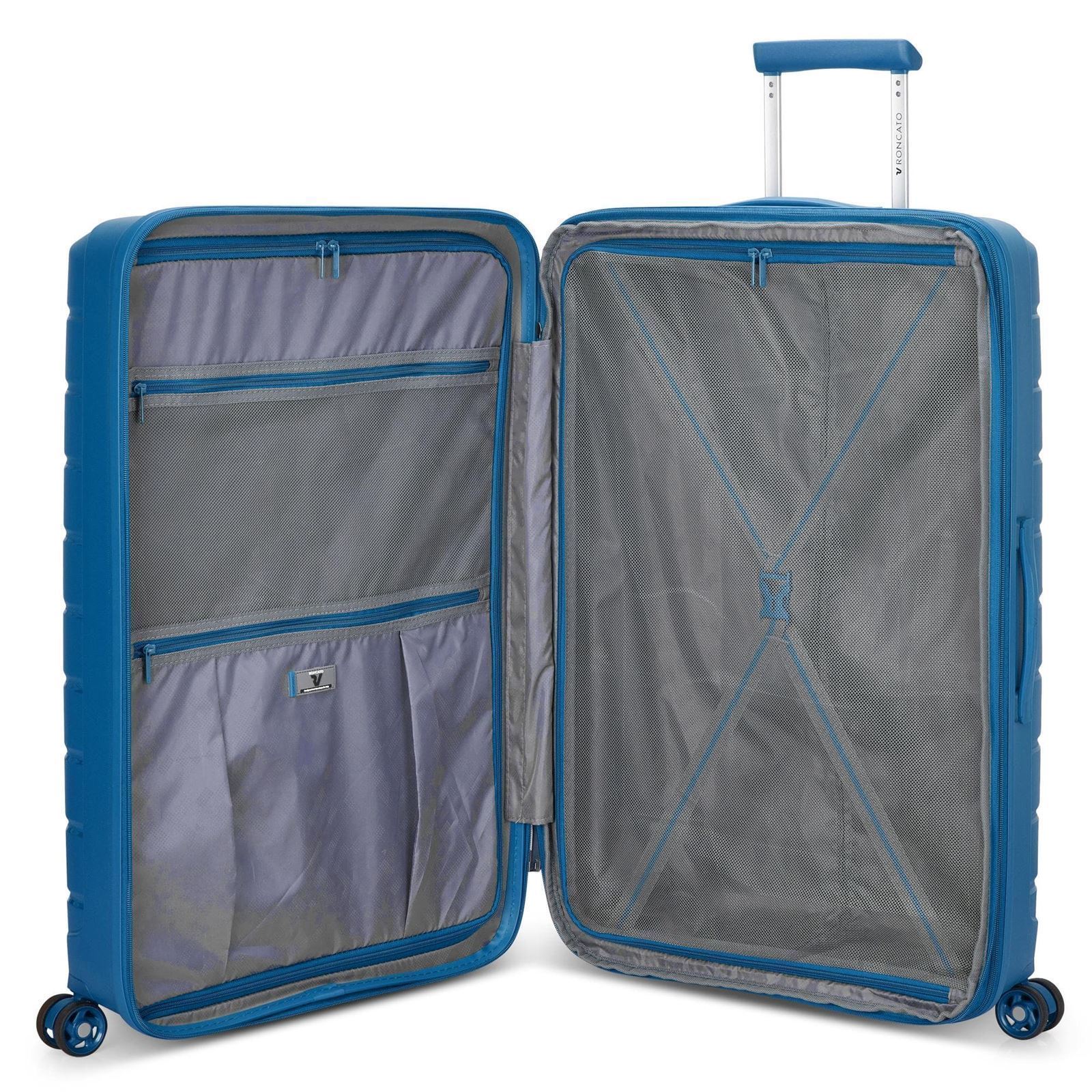 RONCATO MALETA GRANDE MODELO BUTTERFLY AZUL DENIM - Imagen 3