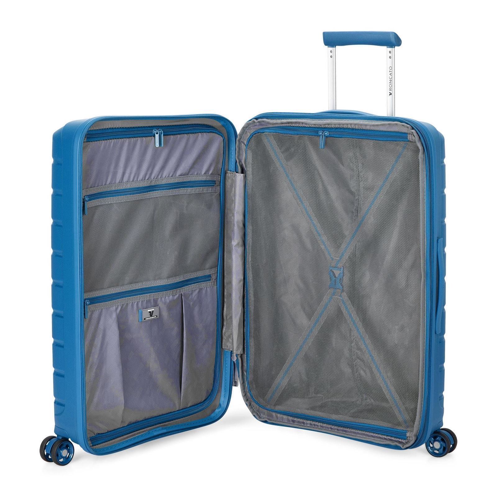 RONCATO MALETA MEDIANA MODELO BUTTERFLY AZUL DENIM - Imagen 3